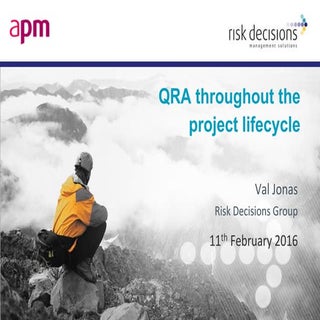 QRA throughout the project lifecycl...
