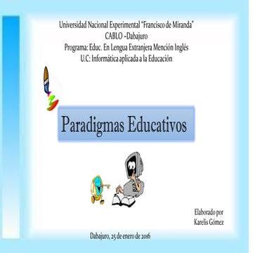 Paradigmas educativos