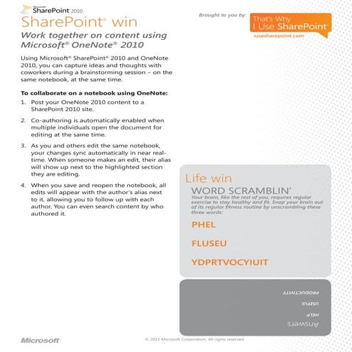 SharePoint 2010 Features