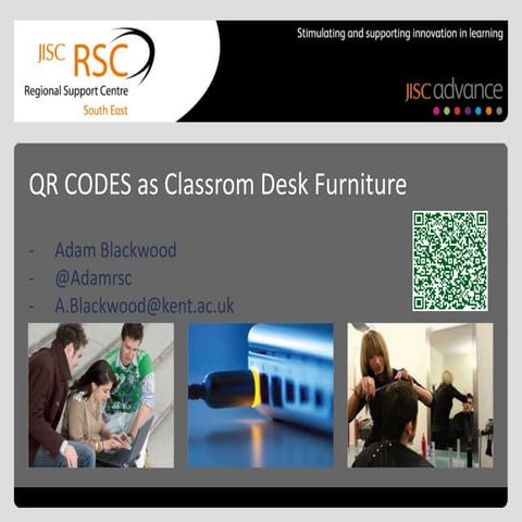QR Code Classroom Desk Furniture - An Idea...