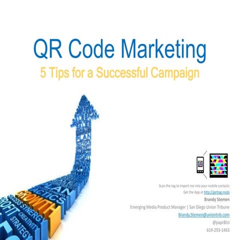 5 tips for QR code Marketing