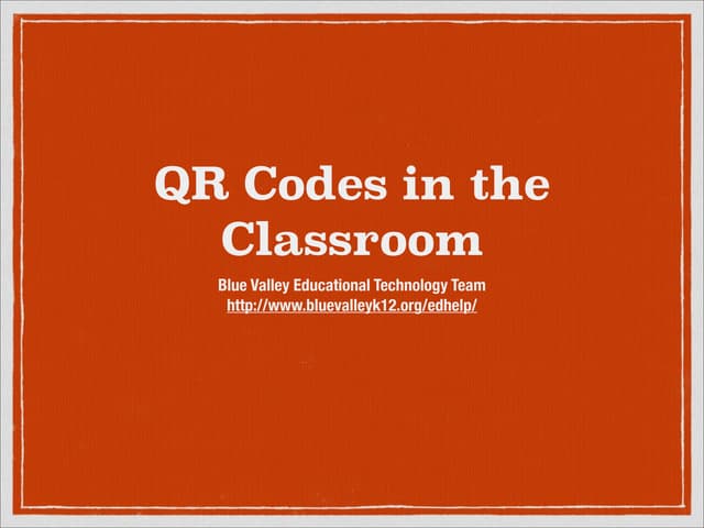 QR Codes