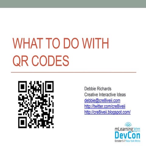 Qr codes mlearning_101011