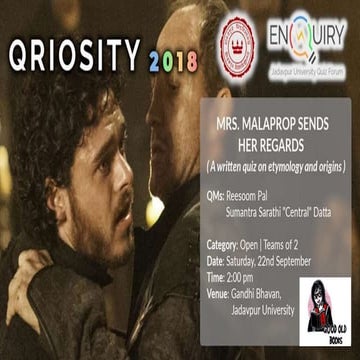 QRIOSITY 2018: Etymology and Origins