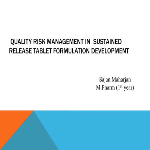 QRM sustained release