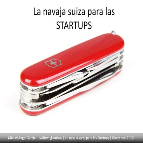 La Navaja Suiza para las Startups | PPT