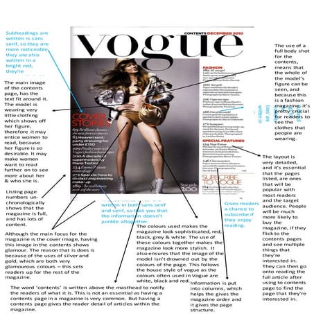 Clash Magazine Contents Page Analysis | DOCX