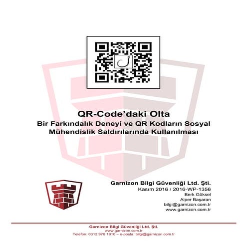 QR Code'lardaki Tehlike