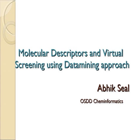Qsar and drug design ppt
