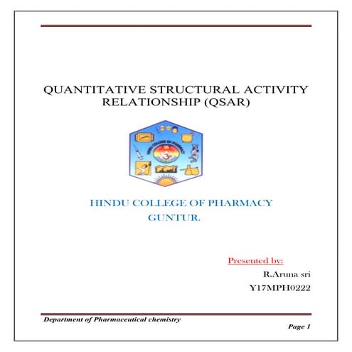 Qsar studies