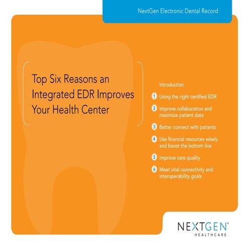 eBook - Top Six Ways an Integrated EDR Improves Your Health Center