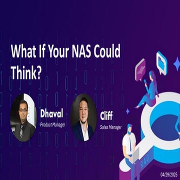 What If Your NAS Could Think with QNAP QSirch AI: Rag Search | PDF