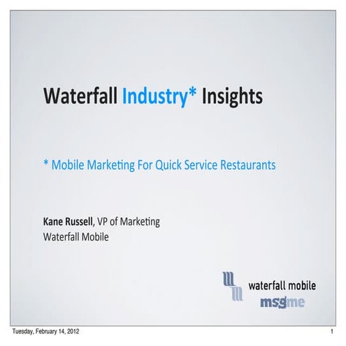 QSR Mobile Marketing Webinar