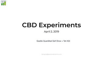 CBD Self-Experiments