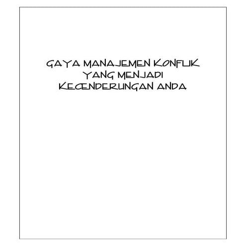 Qstnr gaya manajemen konflik