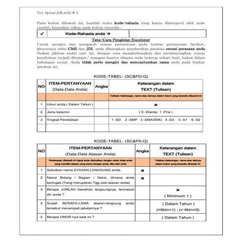 Qstnr hub gaya konflik atasan & kepuasan kerja bawahan