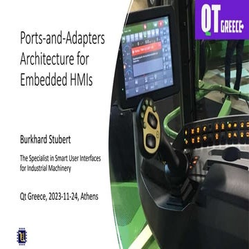 Ports-and-Adapters Architecture for Embedded HMI