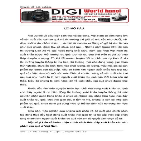 Chuyên đề tốt nghiệp