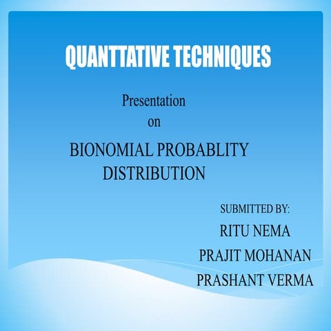 bionomial distribution