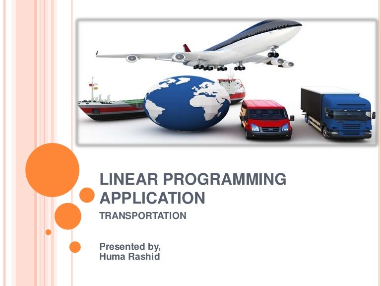 Linear Programming Application