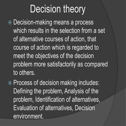 Qt decision theory