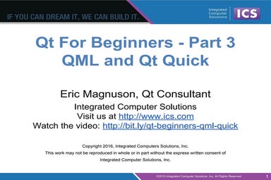 Qt for Beginners Part 3 - QML and Qt Quick