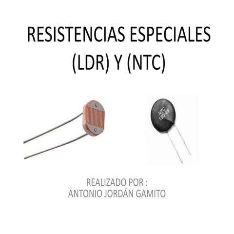 Resistencias especiales antonio miguel jordan gamito