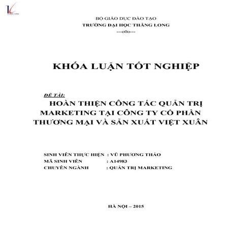 Đề tài: Quản trị marketing tại công ty sản xuất hàng nội thất, HAY