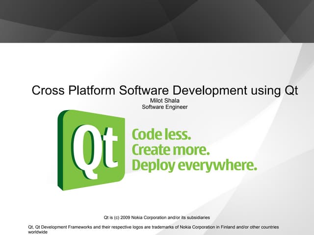 Qt presentation | PPT