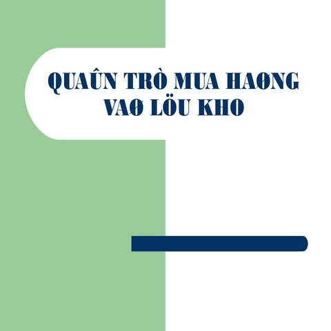 Quản Trị Mua Hàng