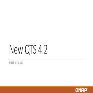 Qts 4.2 presentation