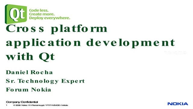 Qt Technical Presentation