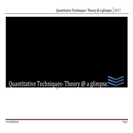 Qt theory at a glance