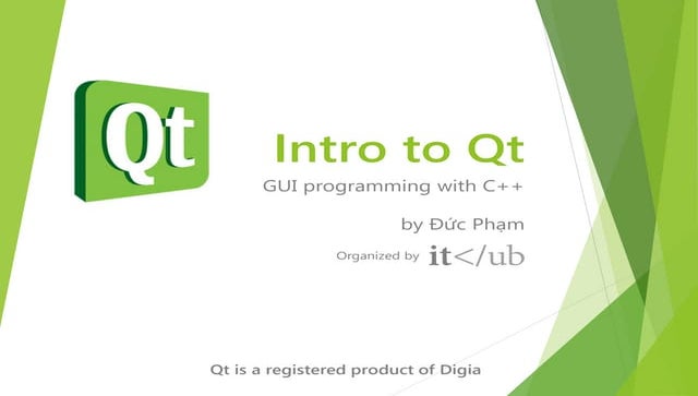 Qt Tutorial - Part 1