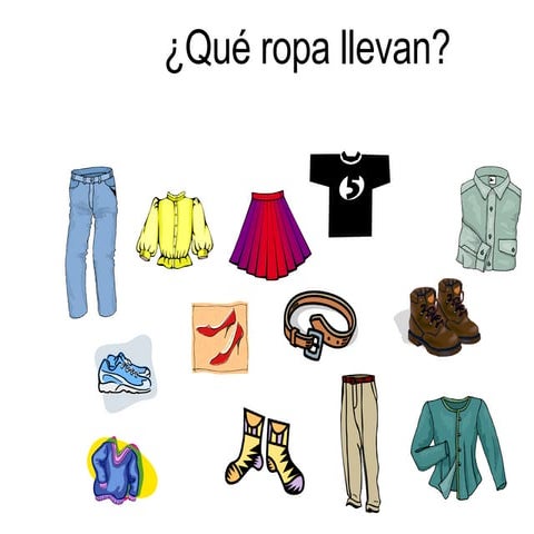 Qué Ropa Llevan1 | PPT