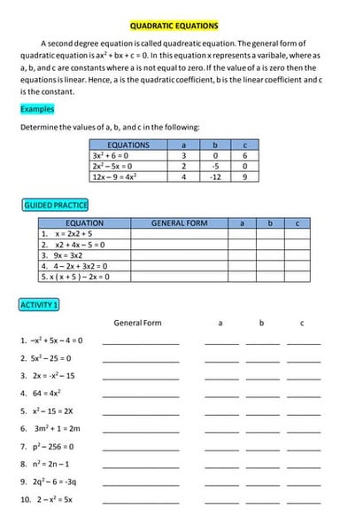 Review Solving Quadratics By Graphing Review Solving Quadratics By Graphing