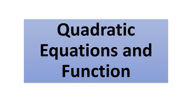 Introduction to Quadratic Functions.pptx
