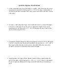 Worksheets Quadratic Equation Word Problems Worksheet word problems with quadratic functions equation problems