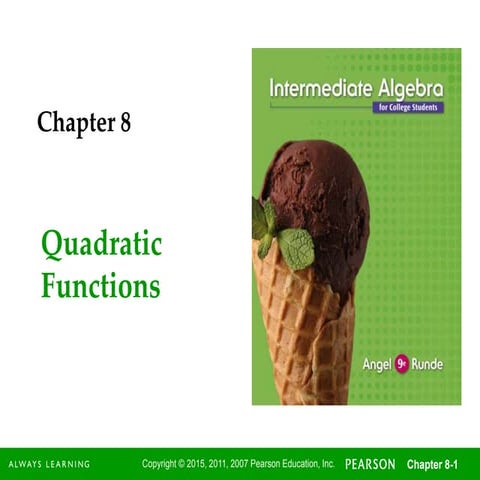 Introduction of Quadratic Functions and its graph