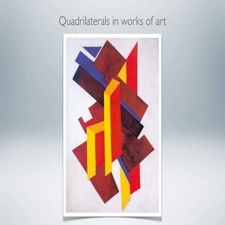 Quadrilaterals in works of art
