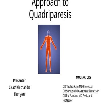 quadriparesis approach and treatment  rev