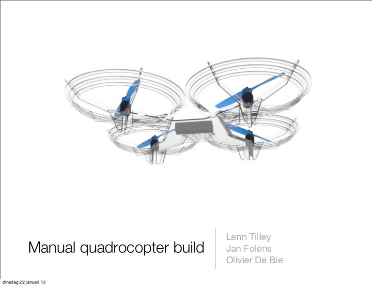 Quadrocopter build manual