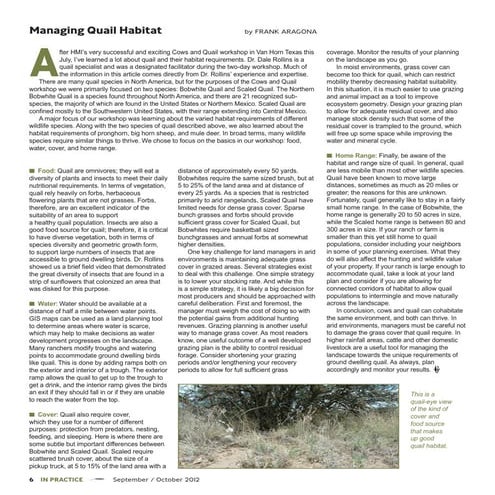 Quail Habitat