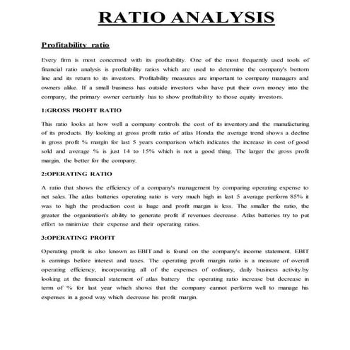Qualative analysis