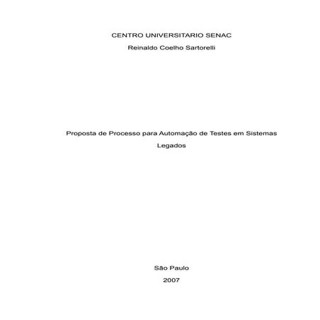 Qualidade sistemas legados