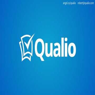 Qualio Pitch Deck