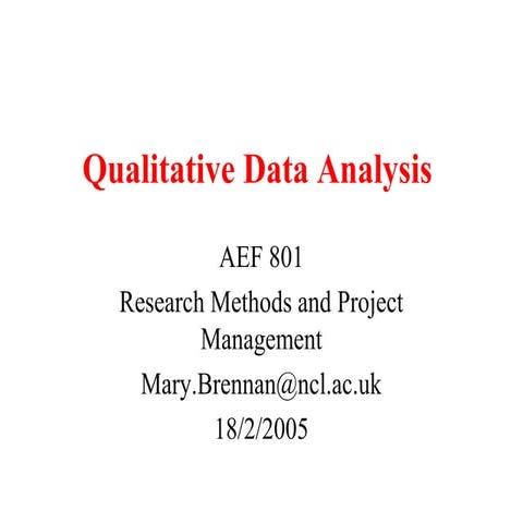 Qualitative data