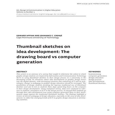 The Drawing Board VS Computer Generation