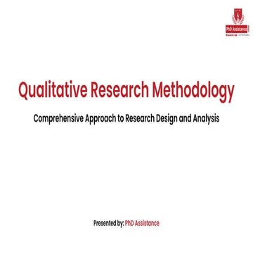 Professional PhD Qualitative Research Design & Methodology Services