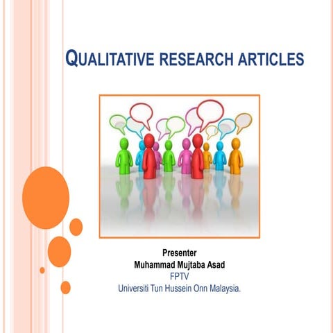 Qualitative research